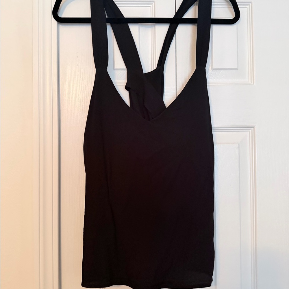 Women’s Black Cross Back Tank Top